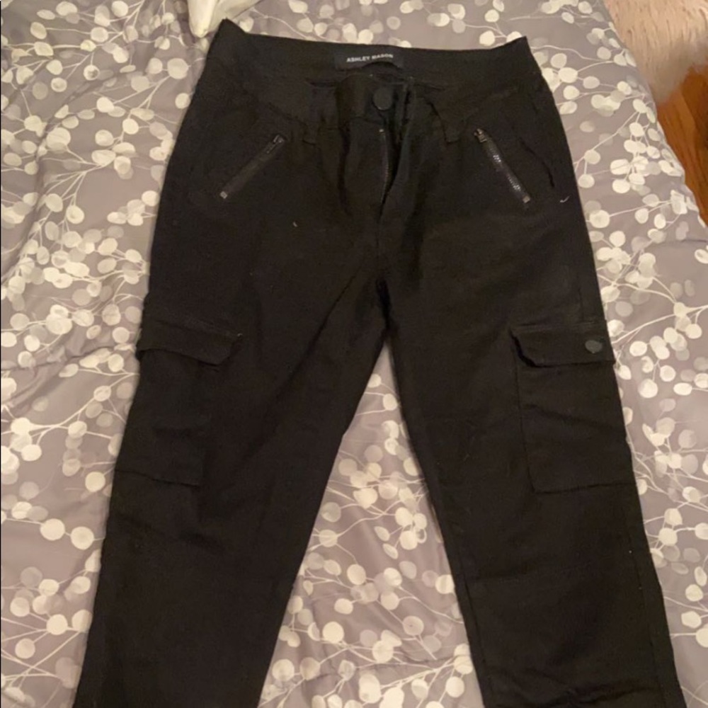 Black Cargo Pants